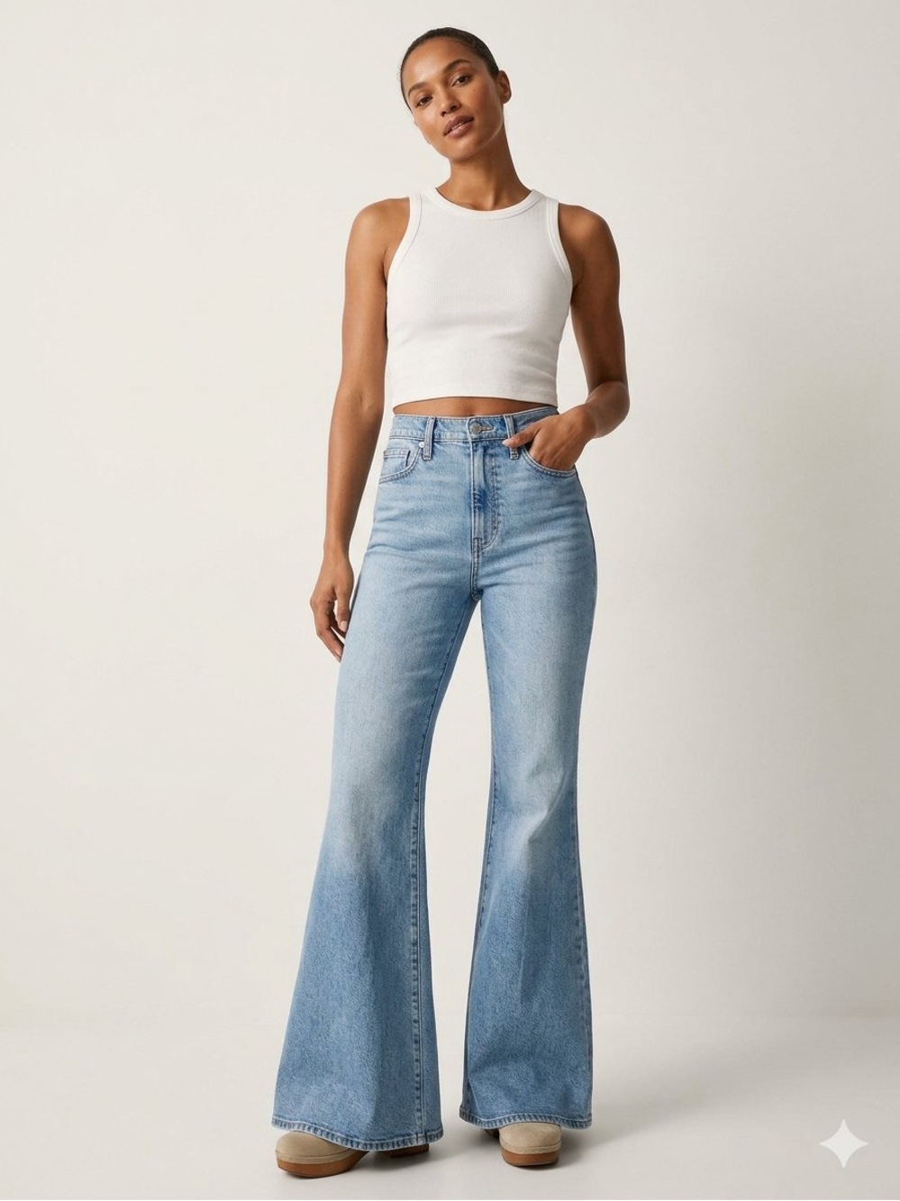 Madewell The Perfect Vintage Flare Jeans Size 28 Blue High Rise Denim DM6896